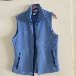 Columbia Sky Blue Fleece Vest